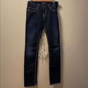 Straight leg jeans